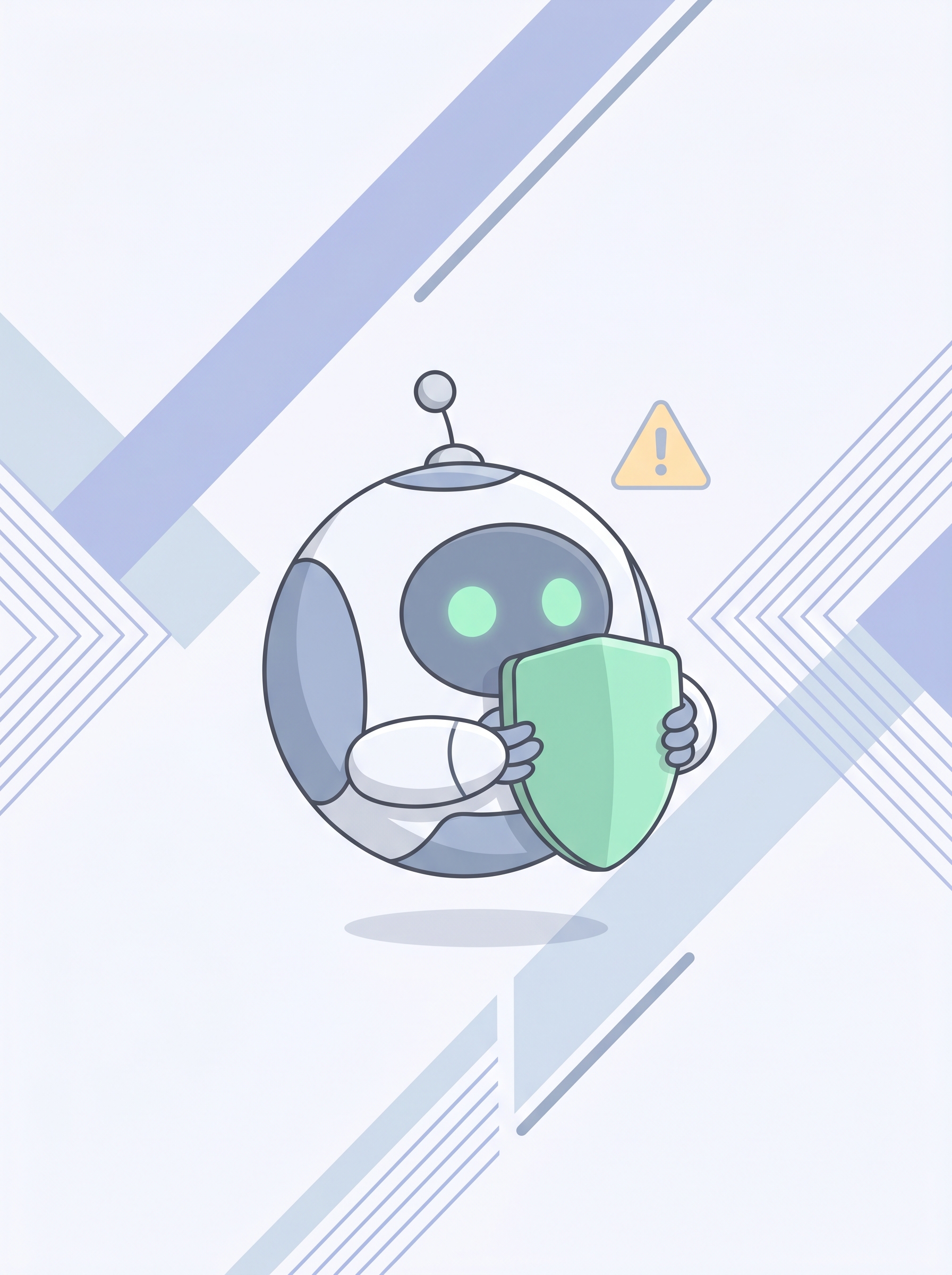 Pip holding a small mint shield in a gentle protective stance.